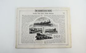 Railway Interest Hornby Book Of Trains 1932-33,