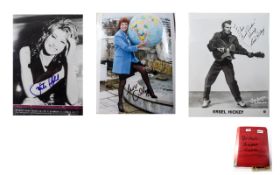 Pop Autographs in File, nice collection of photographs.