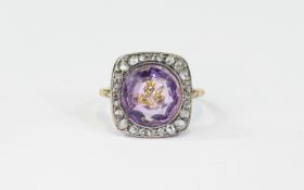 Early 19th Century Period Amethyst and D