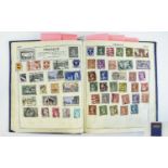 Blue Victory stamp album containing mix