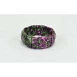 Ruby Zoisite Bracelet, an unusual natura