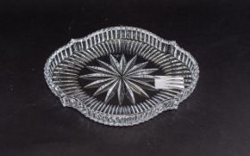 Waterford Crystal Dish Ornate oval dress