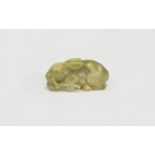 A Chinese Qing Dynasty Antique Jade Rabb