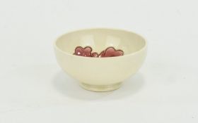 Moorcroft Small Footed Bowl 'Pink Hibisc