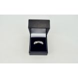 18ct White Gold Set Full Diamond Eternit