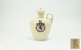 James Macintyre Rare - Late 19th Century Cream Colour way Flagon with Crest of Arms of Middles