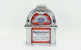 Budweiser Advertising Interest Chrome Display Heavy chrome with in arched form with eagle logo to