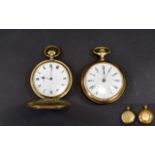 Waltham A.W.W.Co Gold Plated Open Faced Pocket Watch. c.1890.