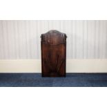 1930's Oak Umbrella Stand Art Deco Style Starburst Design To Front