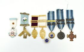 Collection Of Masonic And RLSS Medals (6) In total to include 3 masonic medals each from the