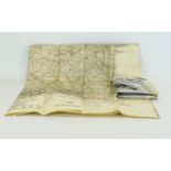 Military Interest Map Printed for The German Invasion Of Britain. German WWII map depicting UK