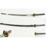 World War II - Military Period Japanese Samurai Non Commissioned Officers Sword with Original