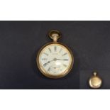 Waltham. U.S.A Fine Quality Gold Plated Open Faced Pocket Watch. c.1890 - 1900.