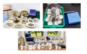 A Large Quantity of Royal Memorabilia comprising Coronation mugs, tankards, plates, glass,