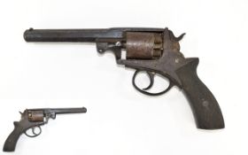 19th/20thC Five Shot Hand Gun Tranters Patent revolver Patent no 37045