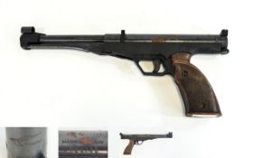 Vintage Air Pistol Marked to barrel 'Made In Spain, H29708. Approx dimensions 38 inches in length.