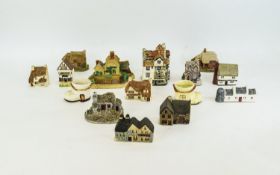 Collection Of Ceramic Cottages Approx 15 items in total to include, Tudor cottage, thatched cottage,