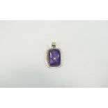 Russian Charoite Large Pendant, over 44cts of the rare Russian stone,