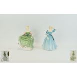 Royal Doulton Figures ( 2 ) 1/ Celeste HN2237, Designer M. Davies. Issued 1959 - 1971. 6.