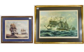 Maritime Interest Signed Print By K.