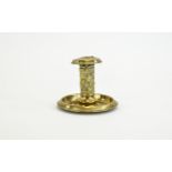 17th/18thC Brass Candle Holder,