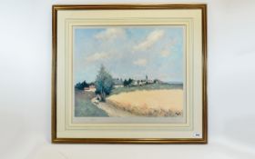 Signed Limited Edition Print 'La Route Du Village' By Marcel Dyf Numbered 386/500 and signed in