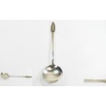 Charles Boylon Signed - Art Deco Period Silver Spoon. Hallmark London 1930. Signed to Stem of Spoon.
