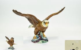 Beswick - Large Early Bird Figure ' Bald Eagle ' Model 1018. Designer A. Gredington.