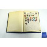 Stanley Gibbons Swiftsure spring back stamp album with lots of mint and interesting stamps from