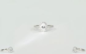 Swarovski Zirconia Cluster Ring,