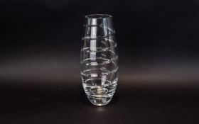 Clear Glass Flower Vase.