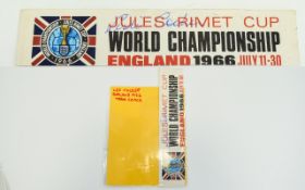 Les Cocker, England World Cup 1966 Autog