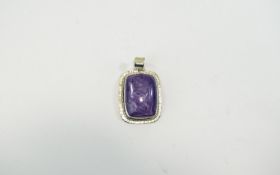 Russian Charoite Large Pendant, over 44c