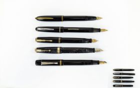 Five Various Fountain Pens including Osm