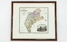 Map of the County of Cumberland Framed P