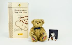 Royal Crown Derby Steiff Bear, Ltd Edition of 2000 Pieces, This Bear Is No 320.