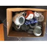 Mixed Lot Of Pottery Comprising Japanese Teaset,