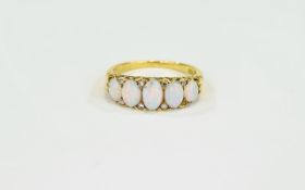 18ct Gold Opal & Diamond Ring Set With Late 19th Early 20thC Ring,