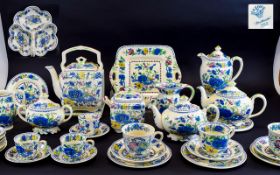 A Large Masons Ironstone Tea, Coffee And Flatware Service Approximately eighty two items in total,