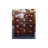 George III Period Small Mahogany Chest of Drawers of Very Nice Proportions. c.1780.
