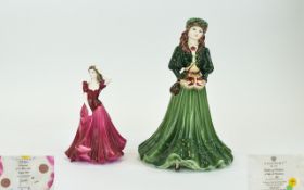 Coalport Figures Two in total to include Limited, 'Ladies Of Fashion,