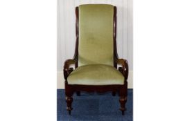 Mahogany Bedroom Chair Small,