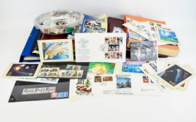 Large Box Containing A Variety Of Interesting And Useful Stamp Material.