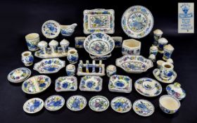 A Large Collection Of Masons Ironstone Regency Pattern Ceramics Approximately 43 items in total,