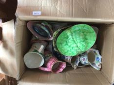 Good Box Of Assorted Mainly Maling Ware All A/F