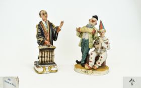 Capodimonte - Signed Handmade Figures. c.1970's.