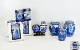 Collection of Ringtons Pottery comprising Ringtons Ceramic Millenium Bpxed Cathedral Ginger Jar.