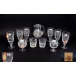 Royal Doulton Crystal Boxed Glass Sets by Webb Corbett, comprises 6 boxed glass sets,
