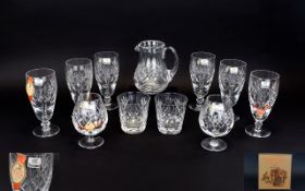 Royal Doulton Crystal Boxed Glass Sets by Webb Corbett, comprises 6 boxed glass sets,