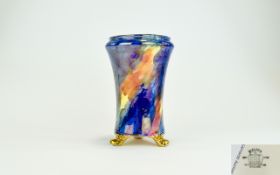 Maling - Nice Quality and Impressive Lustre Vase In The ' Storm ' Pattern. c.1950's.
